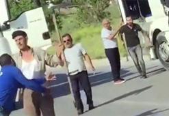Tırpanlı tır şoförü dehşeti