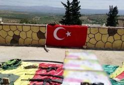 Afrin'in köyünde teröristlerin karargâhı bulundu