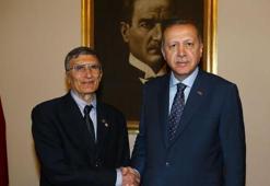 Cumhurbaşkanı Erdoğan ile Aziz Sancar'ı kabul etti