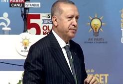 Cumhurbaşkanı Erdoğan İstanbul'da konuştu