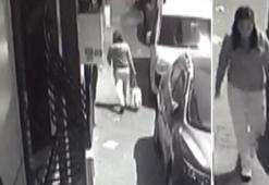 Esenler'de bebeğin sokağa bırakılma anı kamerada