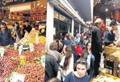 Araplar’ın iftarlığı Mısır Çarşısı’ndan