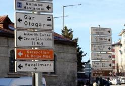 Tabelalara ve yön levhalarına yeni düzen!