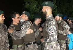 Afrin'den dönen PÖH'ler gözyaşlarıyla karşılandı
