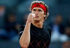 Alman tenisçi Zverev Madrid Açık'ta zirvede