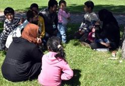 7 çocuğunu birden dilendirirken yakalandılar!