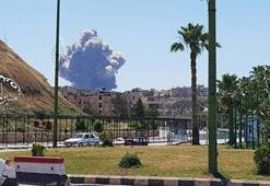 Son dakika... Askeri havaalanı yakınında patlamalar! Suriye'de...