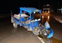 Erbaa'da otomobil ile patpat çarpıştı: 10 yaralı