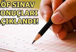 AÖF sonuçları açıklandı! 26-27 Mayıs AÖF sonuç sorgulama
