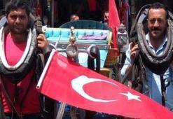 Faytonculardan koşum takımlı protesto!
