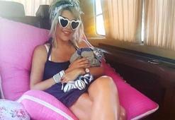 5 günlük bebeği ile böyle görüntülendi