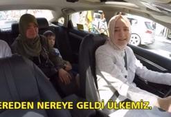 Aile Bakanı Kaya Seçim Taksi'nin direksiyona geçti