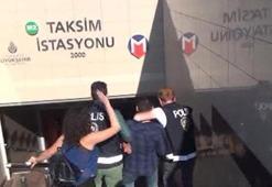 Taksim Metrosu'nda tacizcisine tokat attı