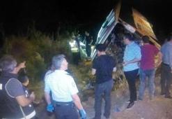 Aydın'da yolcu otobüsü devrildi: 28 yaralı