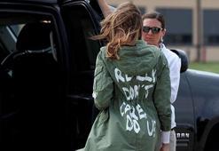 Melania Trump'ın montu ortalığı karıştırdı!