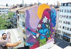 Kadıköy’ün duvarları tablo gibi