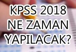 KPSS ne zaman yapılacak? (2018 KPSS lisans sınavı)