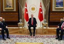 35 dakikalık üçlü zirvenin perde arkası...