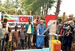 Şehidin vasiyetiyle Afrika’ya can suyu!