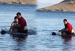 Bodrum Belediye Başkanı boğulan tatilcinin hayatını kurtardı