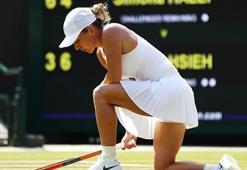 Simona Halep Wimbledon'a veda etti