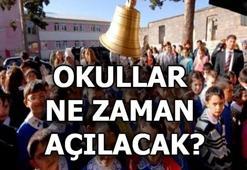Okullar ne zaman açılacak? Yaz tatili ne zaman bitiyor?