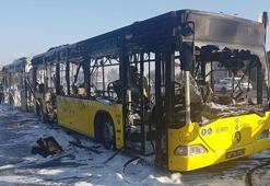 Son dakika: Bayrampaşa'da otobüs yandı