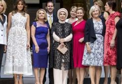 Brüksel'deki First Lady ailesi fotoğrafına o isim damga vurdu