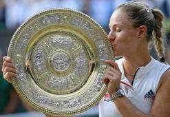 Wimbledon'da şampiyon Kerber