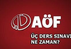 AÖF üç ders sınav yerleri açıklandı! AÖF sınav giriş belgesi sorgulama