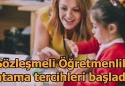 Sözleşmeli öğretmenlik atama tercihleri başladı!