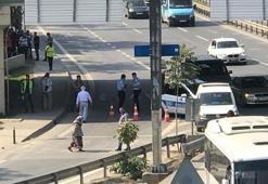 Kadıköy Göztepe'de, doğalgaz borusu delindi