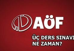 AÖF üç ders sınavı ne zaman? Sınav belgesi sorgulama
