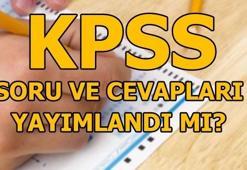 KPSS soru ve cevapları yayınlandı! 2018 KPSS lisans sınavı