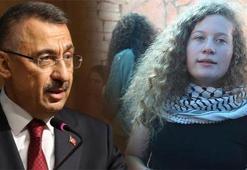 Cumhurbaşkanı Yardımcısı Oktay'dan 'Ahed Tamimi' mesajı