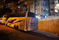 Kuşadası’nda turist otobüsüne molotoflu saldırı