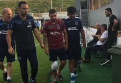 Gözyaşlarıyla idmanı terketti