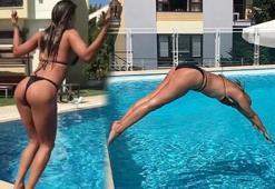 Şarkıcı Hatice'den Seda Akgül'e 'Bikinili pozları taklit ettin' tepkisi!