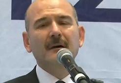 İçişleri Bakanı Süleyman Soylu gözyaşlarını tutamadı