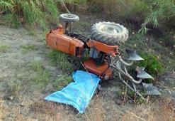 Tarla sürerken traktör devrildi, yaşlı adam hayatını kaybetti