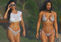 Kardashian kardeşler birbirine girdi!