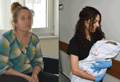 Üç aylık bebeğini boğmaya çalıştı