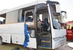 Manavgat’ta tur midibüsü kaza yaptı!