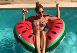Irmak Ünal'ın karpuz keyfi