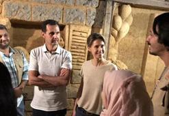 Beşar Esad, kanser tedavisi gören eşiyle tünel inceledi