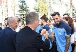 Trabzonspor'da bayramlaşma töreni
