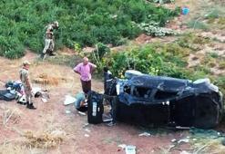 Otomobil şarampole devrildi: 4 yaralı