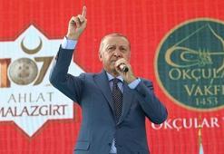 Cumhurbaşkanı Erdoğan'dan Malazgirt'te çok önemli mesaj