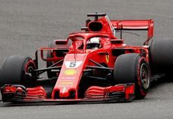 Belçika'da zirve Vettel'in