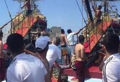 Tekneler bilerek çarpıştı: Çok sayıda gözaltı var